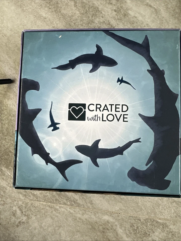 Into Hungry Waters Date Night Bite Box Game Crated Love HTF Board Sharks Couple  - Image 2 of 4