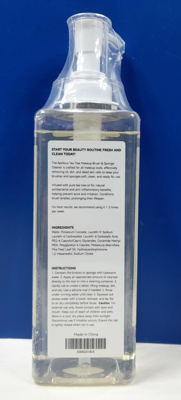 2~Makeup Brush Cleaner, Tea Tree Oil, Shampoo for Sponges & Puffs, Deep Cleaning