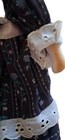 Anthropomorphic Cat Wearing Cottage Dress Soft Body Ceramic Head Feet Cat — photo 5
