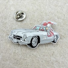 Vintage Collectible Official Mercedes Benz 300sl Gullwing Coupe Luxury Car Pin Vintage Collectible Official Mercedes Benz 300sl Gullwing Coupe Luxury Car Pin