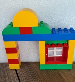 Lego Duplo 6136 My First Zoo Zookeeper Animals Elephant Giraffe MISSING 2 pieces