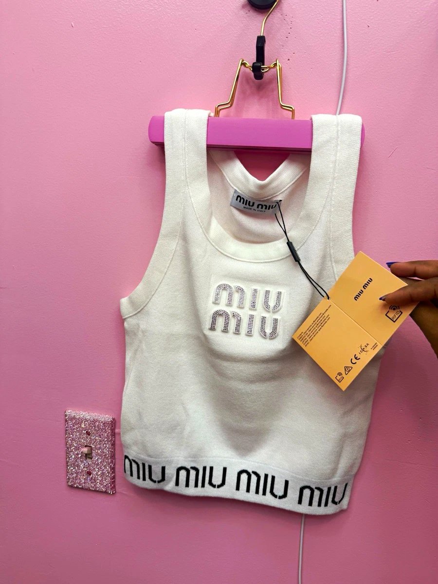 Women's Tank Tops Miu Miu for sale - eBay