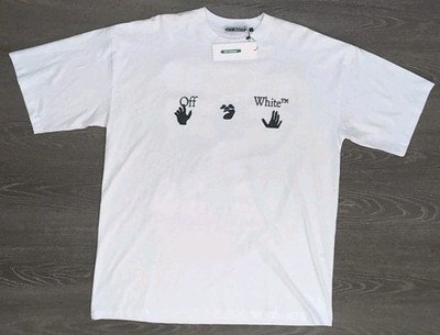 NEW W/ Tags Off-White Drip T-Shirt X-Logo Front & Back Graphics Sz XL Virgil 