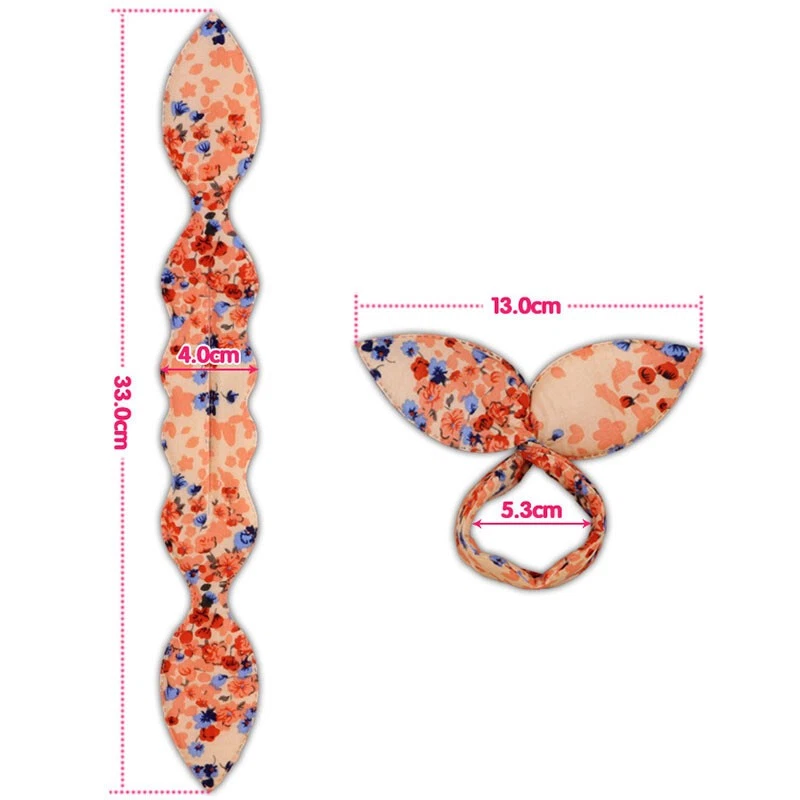 Esponja orejas de conejo clip espuma rizo donut torcer moño herramienta para hacer Foto 3 de 4