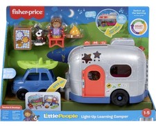 Fisher-Price Little People Light Up Learning Camper Playset-NEW