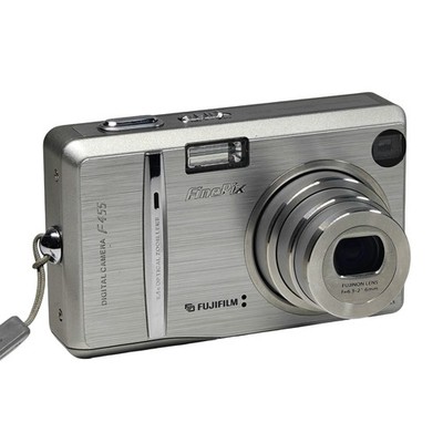 Fujifilm FinePix F455 Digital Camera Silver 5.2MP 3.4 Zoom Y2K