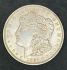 1921-P AU Morgan Silver Dollar, 90% Silver Coin Last Year Issue, No Reserve #09