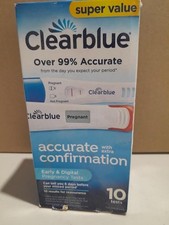 Clearblue Early Pregnancy Test Kit at-Home Pregnancy Test Kit 10 TESTS 04/2027
