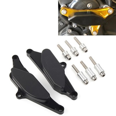 Motor Slider Frame Crash Protector Pad Guard für Yamaha Vmax 1700 09 18 Schwarz