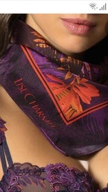 Women Lise Charmel Scarf Purple One size