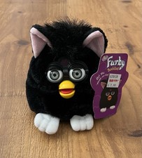 VTG Furby Buddies VERY HUNGRY Black Plush 1999 Tiger K B Toys Tag NOT Electronic