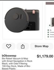 bObsweep Bio PET24-7-113 Self-Emptying Robot Vacuum Mop