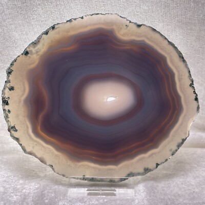 Achat Scheibe 11,4 cm x 13,3 cm Agate Slice Achatscheibe Agate