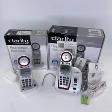 Clarity XLC3.4 Amplified Cordless Phone w/ XLC3.5 Extra Handset