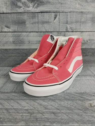 VANS Old Skool Pink Suede Lace Up Hi Top Shoes SK8-HI Womens 9 | eBay