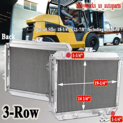 For Caterpillar Mitsubishi MCFA Forklift 3-Row Aluminum Radiator #9360100100 US