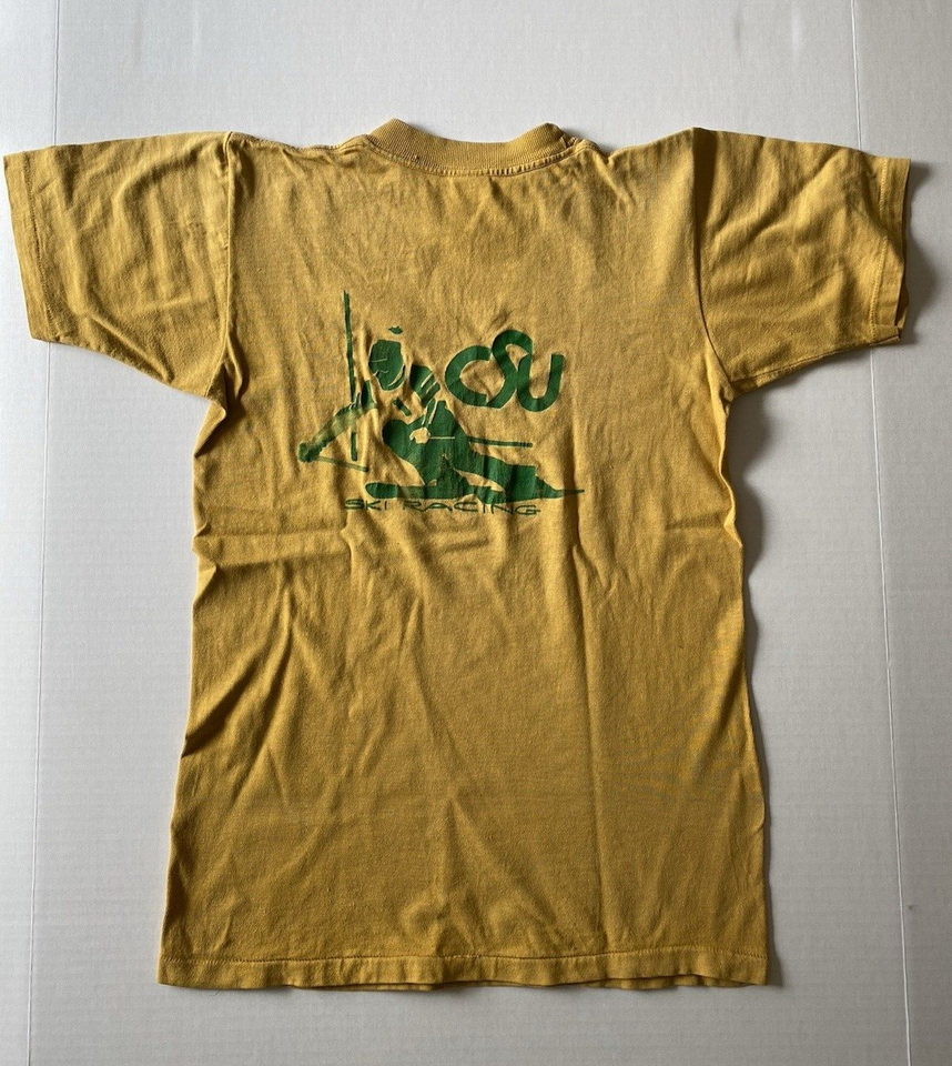 1977 Colo. St. Univ. Ski Racing Team Fort Collins Colorado Crewneck T