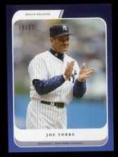 2020 Topps Derek Jeter X Collection JOE TORRE Blue Border Parallel #18/25 MADE!