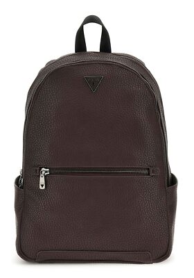 GUESS Torino Rounded Backpack Rucksack Rucksack Dark Brown dunkelbraun Neu