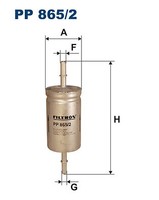 Filtron PP 865/2 Kraftstofffilter FÜR Ford Jaguar