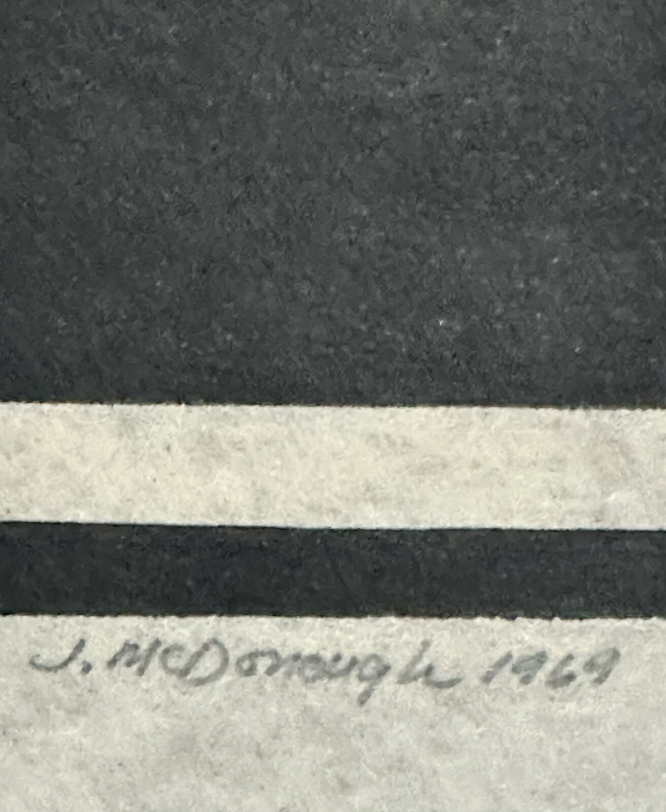 J. McDonough 4-10” Original Prints of Geometric Etchings #4/10 -1969