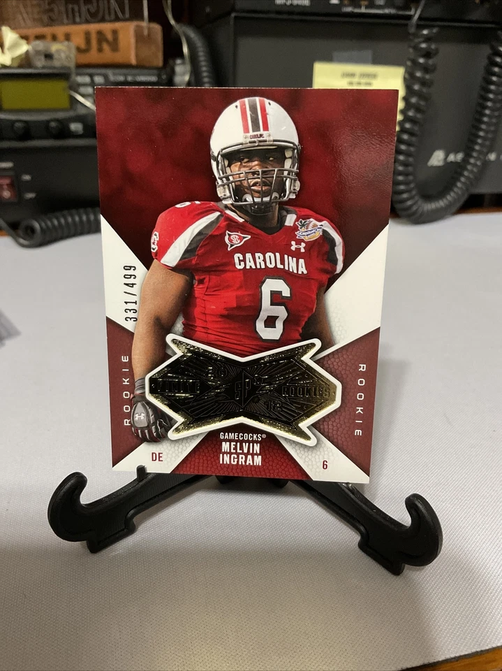 2012 SPx Finite Rookies 394/499 Melvin Ingram III Melvin Ingram South Carolina - Image 2 of 4