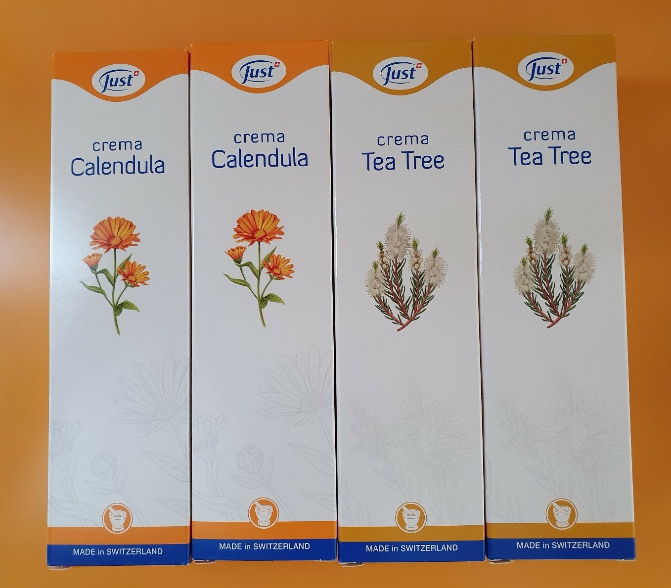 Offerta Stock 4x Crema Just 100ml: Calendula + Tea Tree | Prezzo Top Lotto