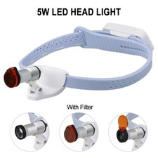 Dental Headlamp 5W LED Cordless Lightweight LED High Brightness Headlight Blue