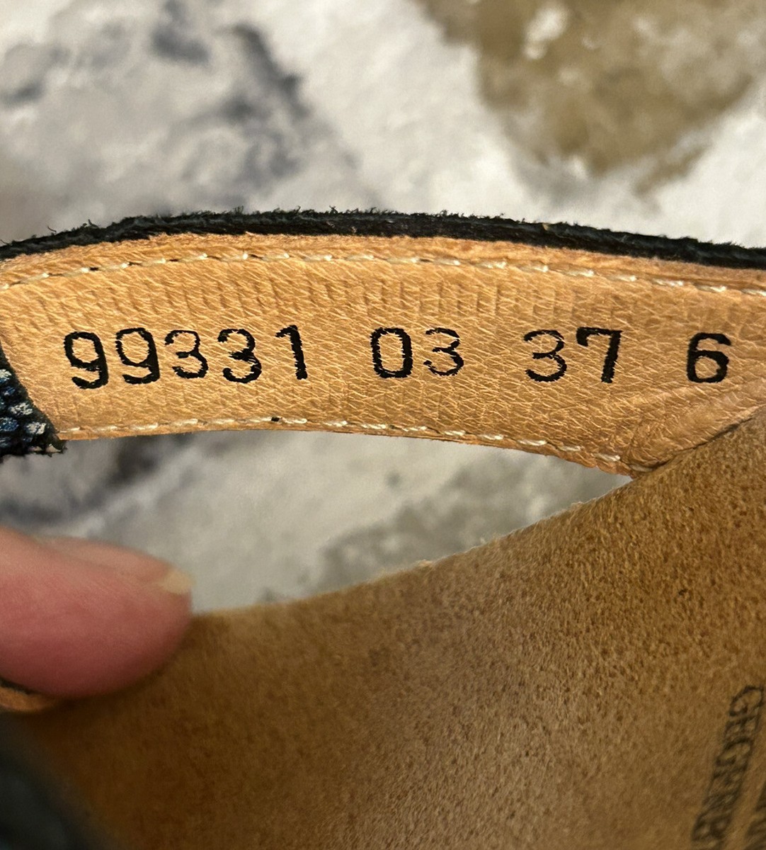 THINK! Julia Women's Leather Cork Thong Sandal Multicolor Size EUR