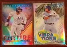 Jasson Dominguez Lot Bowman's Best Future Vibrance & Chrome Virtuosic Vibrations