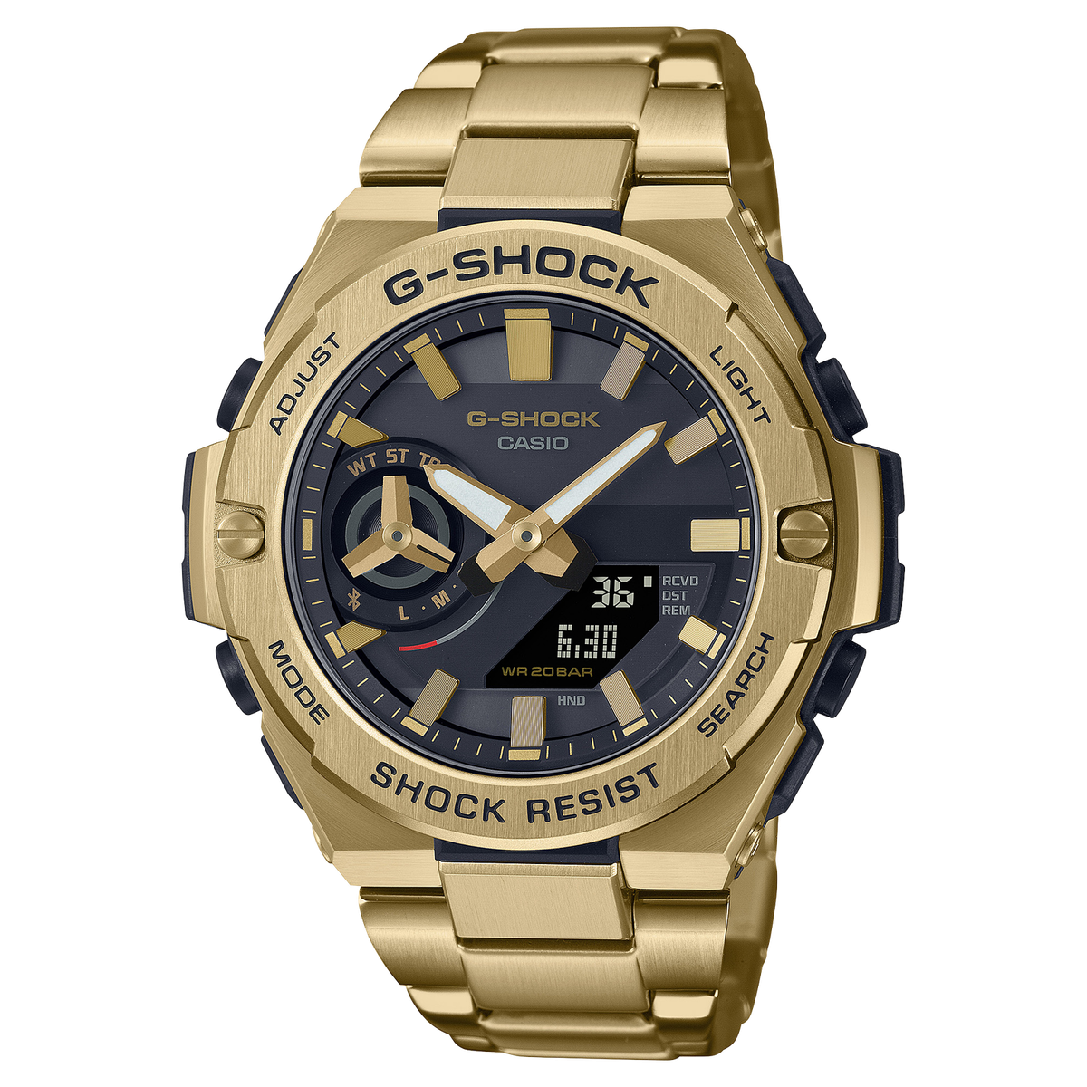 CASIO G-SHOCK GST-B500GD-9AJF G-STEEL Carbon Bluetooth Solar Watch