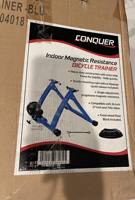 Conquer 530-TRAINER-WHT Portable Exercise Bicycle Magnetic Stand