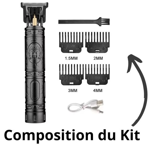 Tondeuse Barbe Cheveux Rasoir Électrique Hommes Electrique Rechargeable Usb - Foto 4 di 4