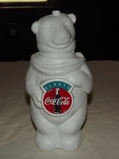 VINTAGE ALWAYS COCA COLA 9 1/2" HIGH PLASTIC BEAR DRINKING  CUP