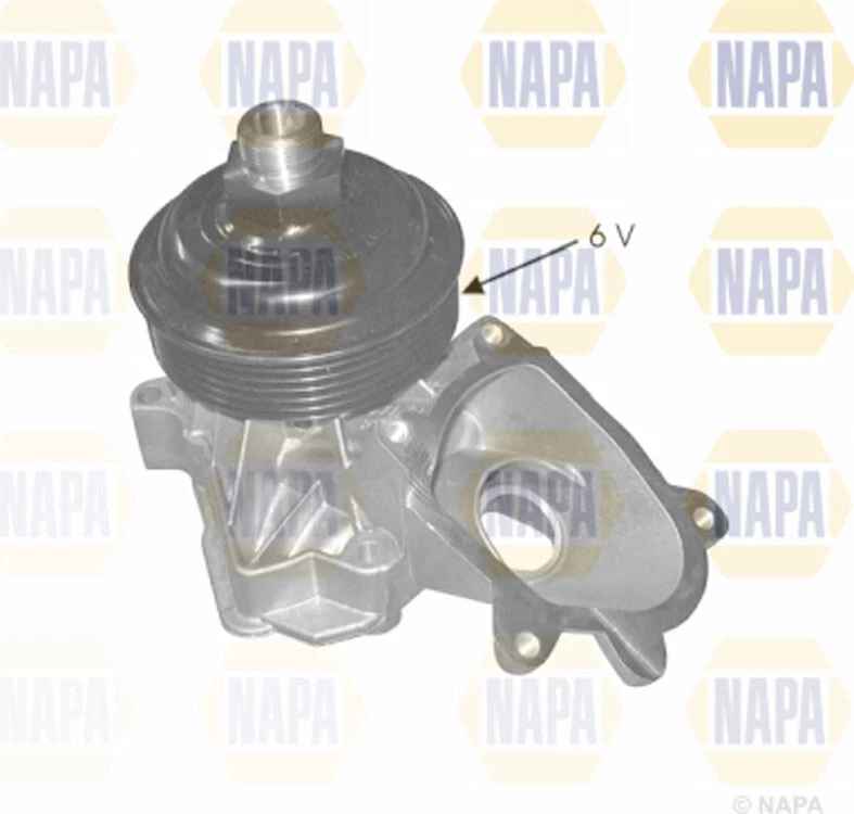 Water Pump NAPA Fits BMW 3 Series 2001-2006 X5 2003-2006 2.0 D TD 2.9 3.0 - Image 2 of 2