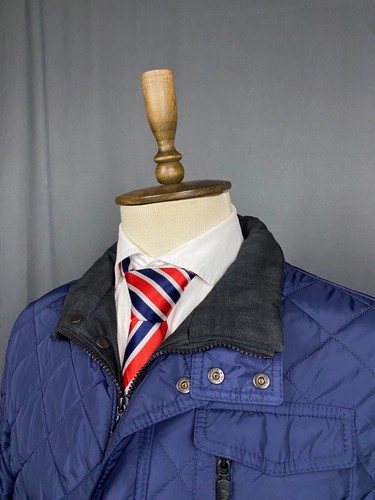 Brioni Men's Blue Padded Quilted Jacket Size 48/S - 第 5/12 張圖片