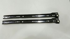 METAL DRAW RUNNERS  2 X BLACK 350MM RUNNERS FREE POSTAGE