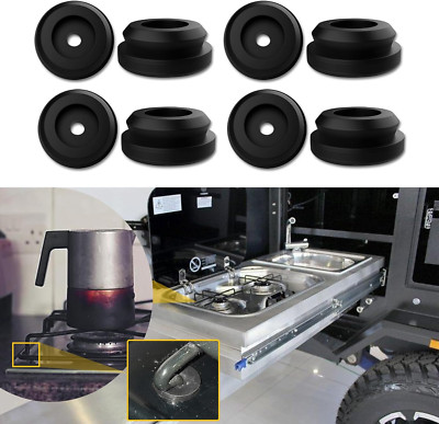 8Pcs RV Stove Top Rubber Grommets Kit for Stove Grates