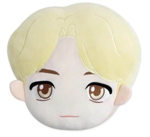 BTS Jimin Tiny Tan Plush Face Pillow Official BT21 Cushion Kpop Merch