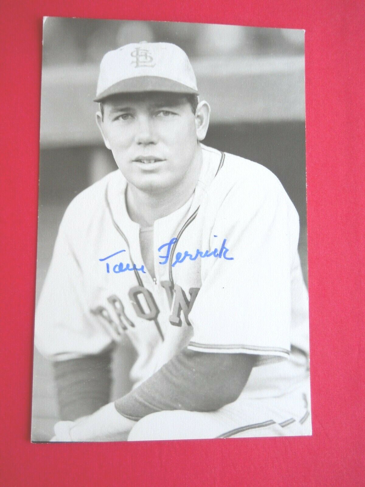 Tom Ferrick - Autographed 3 1/2