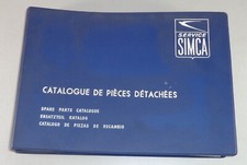 Parts Catalog Simca 1000 From Year 1961