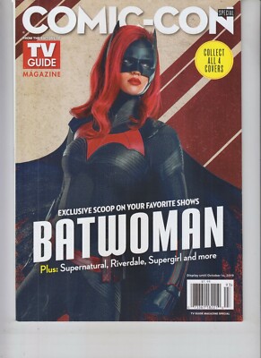 BATWOMAN COMIC-CON 2019 TV GUIDE MAGAZINE NO LABEL RUBY ROSE