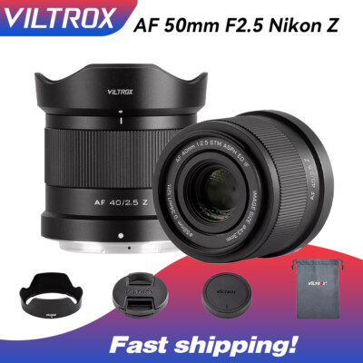 Viltrox 40mm F2.5 Full Frame Auto Focus Lens for Nikon Z Z5 Z6II Z7II ZFC New