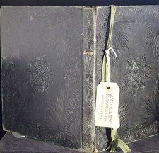 * Rare * Victorian MSS and Photograph Album in Full Leather.... 1836-1883