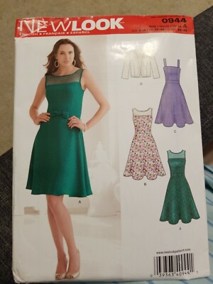 New Look Simplicity Dress 0944 Size 8-18 