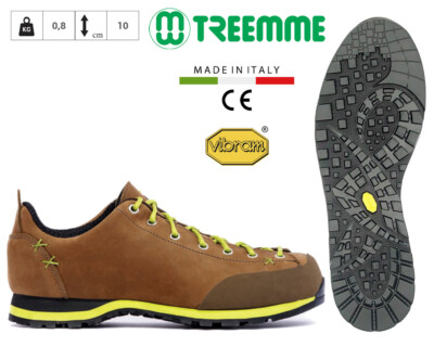 TREEMME Halbschuh OUTDOOR Walking Leder Gummisohle VIBRAM FRICTION 421