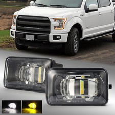 Fit 15-20 Ford F15017-22 Super Duty Doubletap Dual Color Led Fog Lights Pair