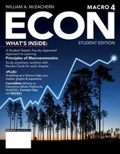ECON: MACRO4; with CourseMate, 1 term; 6 mo- 9781285423623, paperback, McEachern