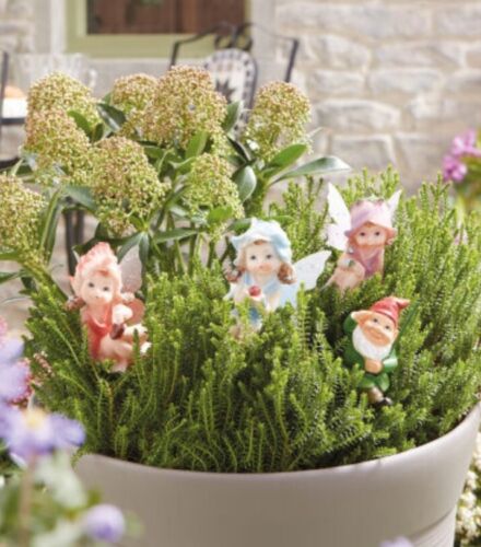 Fairy Fae Sprite Pixie Plant Pot Stick Window Box Planters Garden 25cm tall - Picture 12 of 12