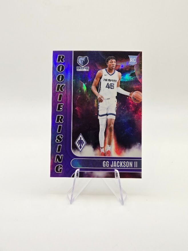 GG Jackson II 2023-24 Panini Phoenix RC Rookie Rising Purple SP /75 #20